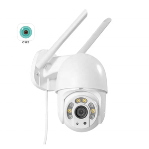 Hot Sale Q1 WIFI Outdoor Double Light 3MP Two Way Audio P2P Dome Security Auto Tracking Smart PTZ Plug Type Camera - Product Image 1