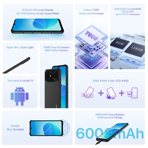 売れ筋UMIDIGI G5 Mecha Rugged Phone、Face ID & Side Fingerprint Identification、6.6インチAndroid 13 Unisoc T606 Octa Core、 - Product Image 2