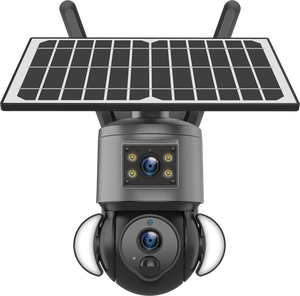 4G 6MP Cámara solar Exterior Lente dual PTZ Vigilancia Cámara impermeable con cámara de panel solar - Product Image 6