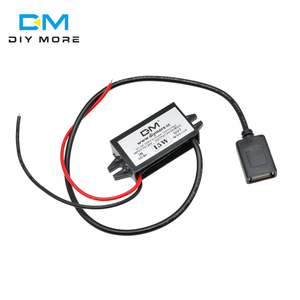 Dc-dc 12v至5v转换器降压模块USB输出电源适配器3A 15W - Product Image 1