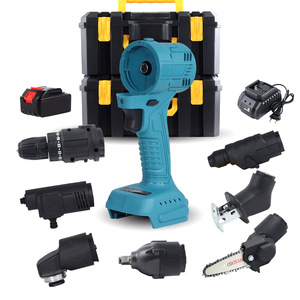 Lithium-Ionen-Multifunktions-und Mehrzweck-Werkzeugset, wiederauf lad bares Elektro werkzeugset, eine Maschine mit mehreren Anwendungen - Product Image 4