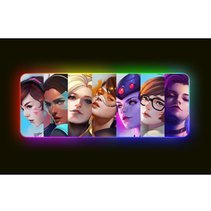 Fabrika doğrudan satış genişletilmiş sublime özel LOGO RGB oyun fare mat - Product Image 3