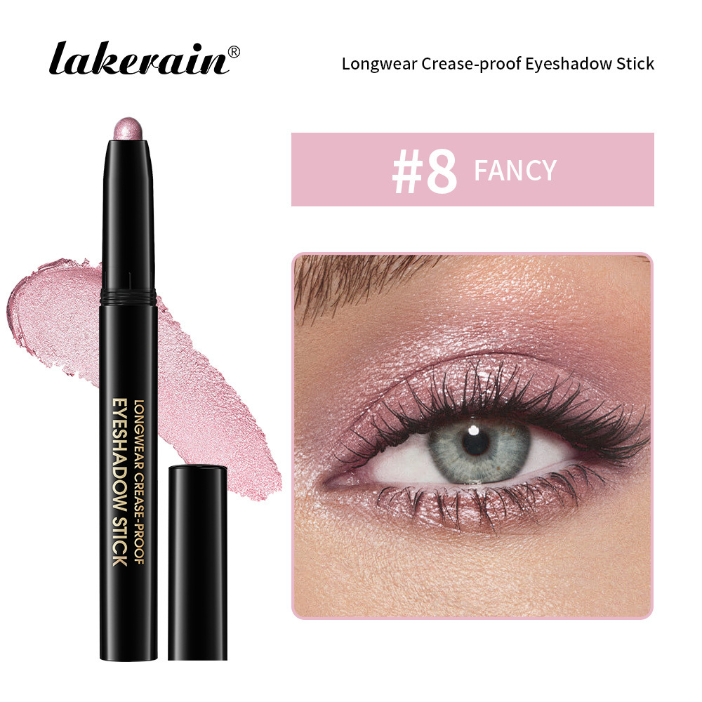 Bâton d'ombre à paupières crème Lakerain, 8 couleurs, édition spéciale internationale - 16g