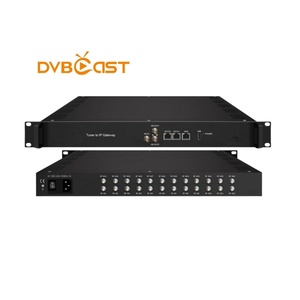 24 Fta调谐器Dvb-s2x到IP网关转换器，用于带BISS解扰的IPTV系统