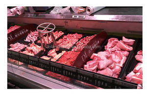 Đen thực phẩm dài Deli hải sản khay thịt butchery khay nhựa hiển thị thịt hiển thị khay - Product Image 3