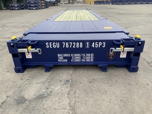 Fashion Modern Corrosion Resistant Steel Frame <strong>Loading</strong> Unit 40hc Flat Rack Shipping <strong>Container</strong> - Product Image 5