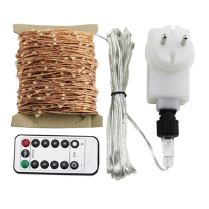 LED Dimmable <strong>String</strong> <strong>Lights</strong> Plug in with Remote, LED Copper Wire Fairy <strong>Lights</strong> 8 Flashing Modes with <strong>Timer</strong> &amp; Adapter - Product Image 2