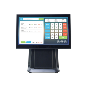 Terminal POS de pantalla táctil capacitiva de 15,6 pulgadas Sistema POS de pantalla única Windows POS con CPU I3 i5 - Product Image 2