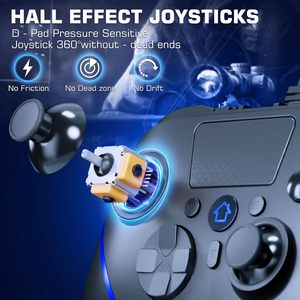 Controlador con cable GPD para PS5 Hall Joystick Trigger Control de modo Turbo para Playstation 5 Control remoto Compatible P5/P4/PC - Product Image 2