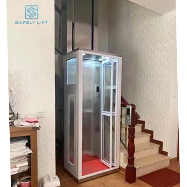 shaftless 2 floor residential mini elevator personal hydraulic elevator small home lift elevators house lift for passenger
