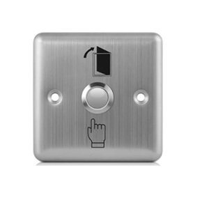 Metal Stainless Switch Door <strong>Exit</strong> <strong>Button</strong> <strong>Push</strong> to <strong>Open</strong> Home Release <strong>Button</strong> with LED Light for Access Control Lock System NO/COM - Product Image 1