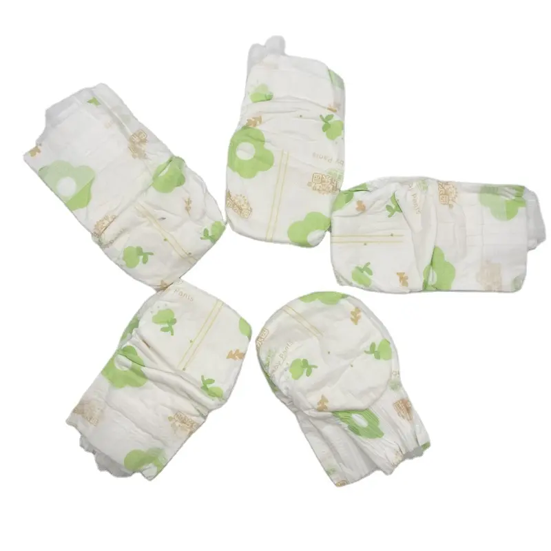 Original Custom Logo Private Label Nappies Korean Baby Diapers With Magic Tape High Absorbency Economy Pack Wholesale
