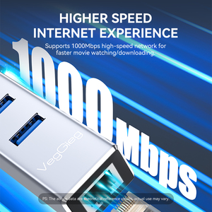 USB <strong>Type</strong> C <strong>2</strong> in 1 HUB 1000Mbps <strong>Network</strong> 3 Ports USB 3.0 <strong>Type</strong> C HUB USB to Rj45 Gigabit Ethernet Adapter Laptop Accessories - Product Image 6