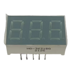 0,36-Zoll 7-Segment-Digitalanzeige 3-stellige LED mit grauer Oberfläche Hochwertige, super hellgrüne Farbe für elektrische Produkte - Product Image 1