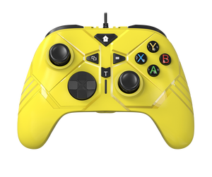 Controlador de juegos con cable de motor de vibración para PC y XOne multifunción con programación macro