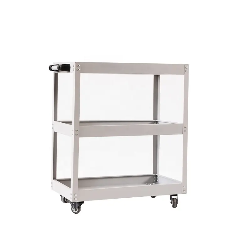 Feramentas mecnico cargo van detailing shelf cassetta degli attrezzi in acciaio bianco