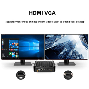 Taşınabilir kişisel Mini Pc Core i3 i5 i7 29HD-MI VGA 4K HTPC fansız Computadoras minipc ofis bilgisayar - Product Image 3