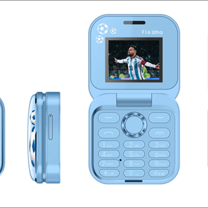Cross Border Foreign Trade F16Ultra Cross Border <strong>New</strong> I17Pro Multi Language Folding Flip Foreign Language Phone I16 I15Pro Button - Product Image 1