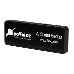 Ai Hỗ trợ máy ghi âm Huy hiệu thông minh với kết nối wifi lên đến 12 giờ Dịch Thuật ghi âm liên tục - Product Image 1