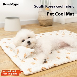 Pawpapa Summer <span class=keywords><strong>Cooling</strong></span> Pet Mat Südkoreas maschinen wasch bares Faser kühlnest für Katzen-und Hundes chlaf - Product Image 2
