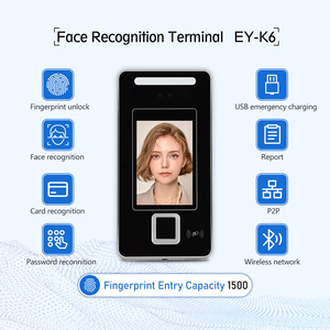 Eseye 3D Facial Recognition Fingerprint Access Control Attendance Waterproof WiFi TCPIP Network Free SoftwareSDK OEM Logo ICcard - Product Image 5