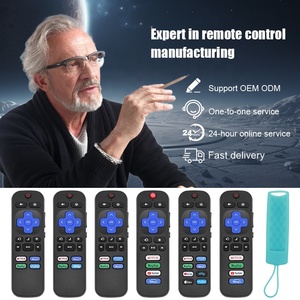 Sostituzione telecomando TV universale a 17 tasti all'ingrosso popolare per Roku TCL Hisense Onn Sharp Smart TV in plastica - Product Image 6