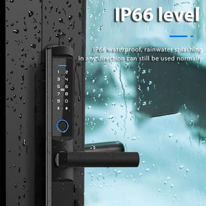 ล็อคลายนิ้วมืออัจฉริยะพร้อม IP66กันน้ำรองรับโหมดเปิดตามปกติปลดล็อคคีย์/IC card/ ลายนิ้วมือ/รหัสผ่าน - Product Image 2