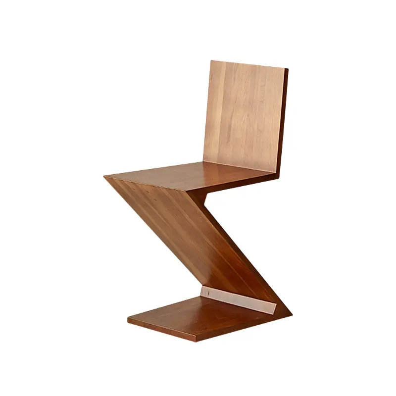 Sedia da pranzo in legno massello nordico YIPJ designer casa antica personalità schienale creativo semplice sedia Z