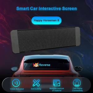 Gob Ultra-sottile <span class=keywords><strong>Led</strong></span> Smart Car Post rete rosso finestrino posteriore per auto telecomando Ai comandi vocali controllato da una fabbrica programmabile