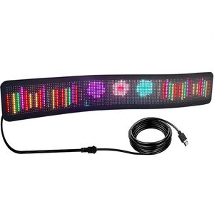 Flexibles LED-Bildschirm panel Message Board Letrero LED Programmier bare RGB-Farbe Weiche LED-Anzeige leiste für die Werbung im Autohaus - Product Image 5