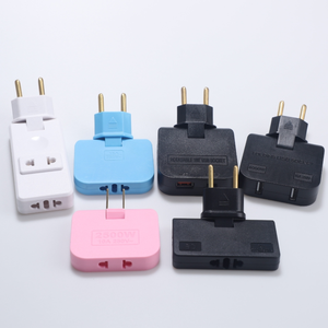 Adattatore per presa di corrente a parete con convertitore girevole di 180 gradi EU - Product Image 1