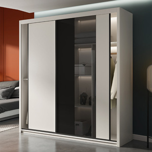 Walldrop style européen design classique en bois solide de chambre à coucher gleoite garde-robe rose - Product Image 5