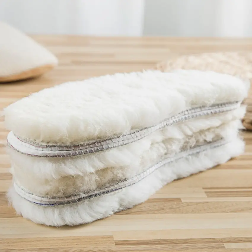 Avustralya koyun tabanlık kar botları ped kürklü kış sıcak kalın lambsfur gerçek kürk termal koyun derisi tabanlık ayakkabı için