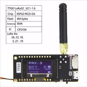 lilygo lora <strong>esp32</strong> TTGO LoRa32 V2.1 <strong>ESP32</strong> OLED 0.96-inch <strong>Bluetooth</strong> <strong>WIFI</strong> wireless module TTGO LoRa <strong>ESP32</strong> - Product Image 1