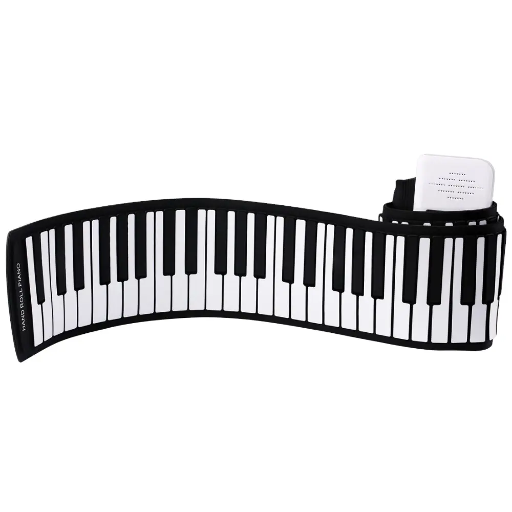 Цифровой Roll Up Гибкая Настольная стойка для цифрового фортепиано клавиатура 88 Ключи электронные пианино
