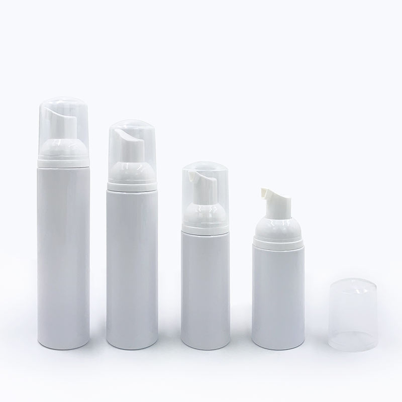 Tête de pompe en plastique pour bouteille blanche