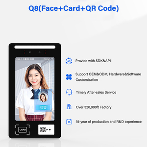 ตัวเครื่องอลูมิเนียมกันน้ำจดจำใบหน้าโดยใช้ระบบการเข้างาน eigenfaces แผงควบคุมการเข้าถึงการเรียนรู้เชิงลึก - Product Image 2