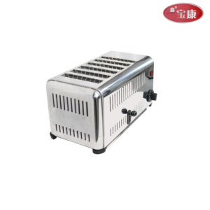 時間機能自動コンベヤートースターを備えた効率的な電気6スライス商用トースターマシン - Product Image 3