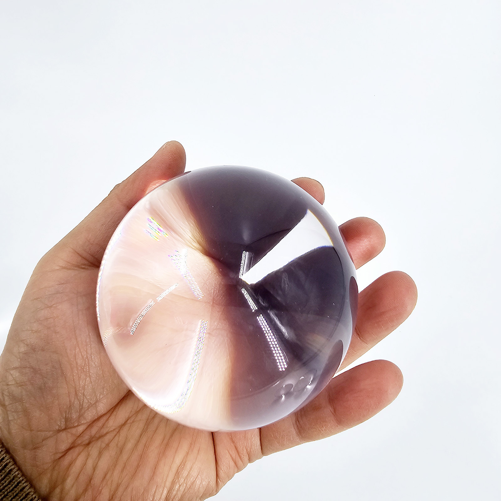 G1214 Boule de cristal transparente 80MM