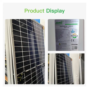 Jinko N loại Mono Tấm Pin Mặt Trời 580W 585W 590 Watt với trên lưới năng lượng mặt trời biến tần hai mặt tấm pin mặt trời - Product Image 4