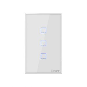 SONOFF T2 US 3GANG AU/US標準3ギャング2ウェイWifiタッチスイッチCEROSHスマートスイッチforSmart Home Alexa Google Home - Product Image 1
