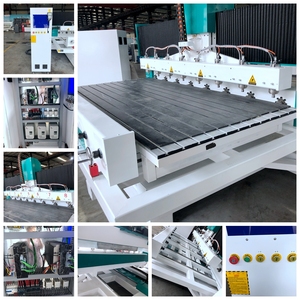 Gravür makinesi 4 eksen döner 8 kafa ahşap cnc router makine için mobilya bacaklar 3d kabartma yapma - Product Image 6