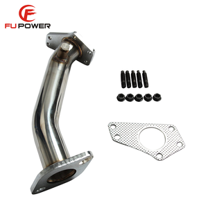 Paslanmaz Turbo Uppipe Up borusu olmayan-Reso egzoz Subaru Impreza WRX ve STi için yeni - Product Image 1