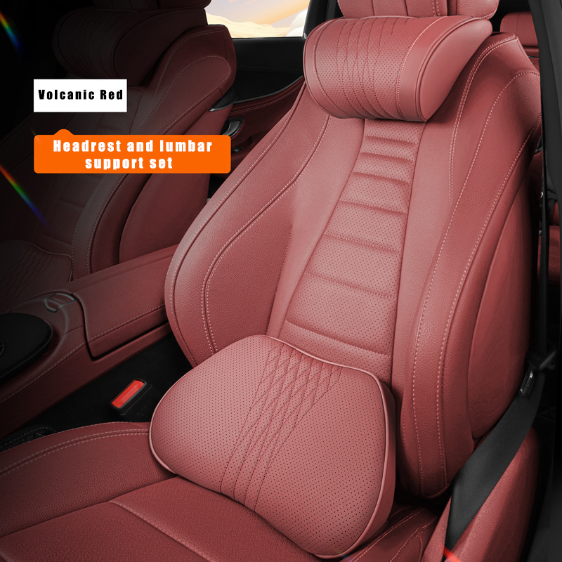Red headrest+ Lumbar support