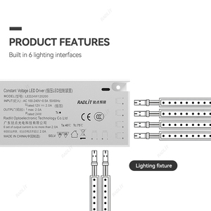 ไดรเวอร์ไฟ LED สำหรับตู้แบบติดตั้งง่าย ปรับแต่งได้ ใช้ไฟ 220V AC สำหรับไฟ LED <span class=keywords><strong>Strip</strong></span> ไดรเวอร์ LED 12V 24V 15W 24W พร้อมอะแดปเตอร์ - Product Image 2