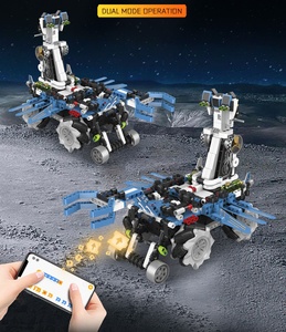 STEM Educational Toys <strong>Programming</strong> Remote Control Electric <strong>Variable</strong> Interstellar Machine Dog Compatible Puzzle Building Block Toy - Product Image 5