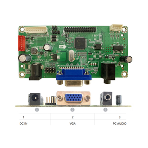FHD 1920*1080单VGA接口DC 12V LVDS液晶控制器板 - Product Image 2