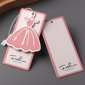 Sang trọng tùy chỉnh màu hồng đen treo <span class=keywords><strong>tag</strong></span> giấy may <span class=keywords><strong>Swing</strong></span> Logo <span class=keywords><strong>Tag</strong></span> cho quần áo Túi giày - Product Image 3