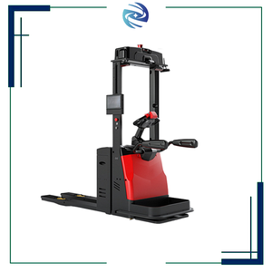 Potente sistema de accionamiento Manejo de carga Transporte de carga pesada AGV Apilador de palés de vehículos guiado automatizado con control AI - Product Image 6