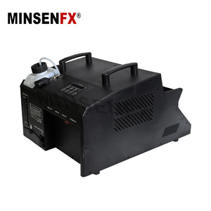 MINSENFX 2000W <span class=keywords><strong>LED</strong></span> Rauch blasen maschine mit doppelter Leistung Bühne Spezial effekte 2 Kanäle Party Bubble Machine Großhandel